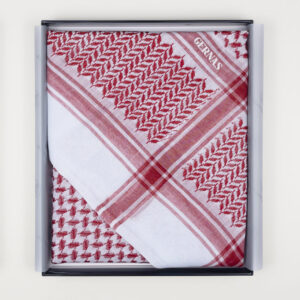 Chemagh saoudien blanc et rouge